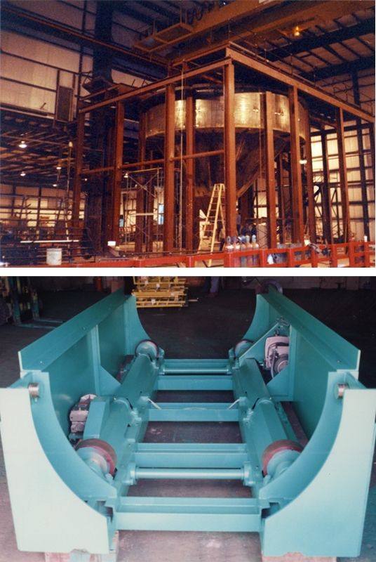 30' Dia. Process Vessel & 4 Ton Can Car