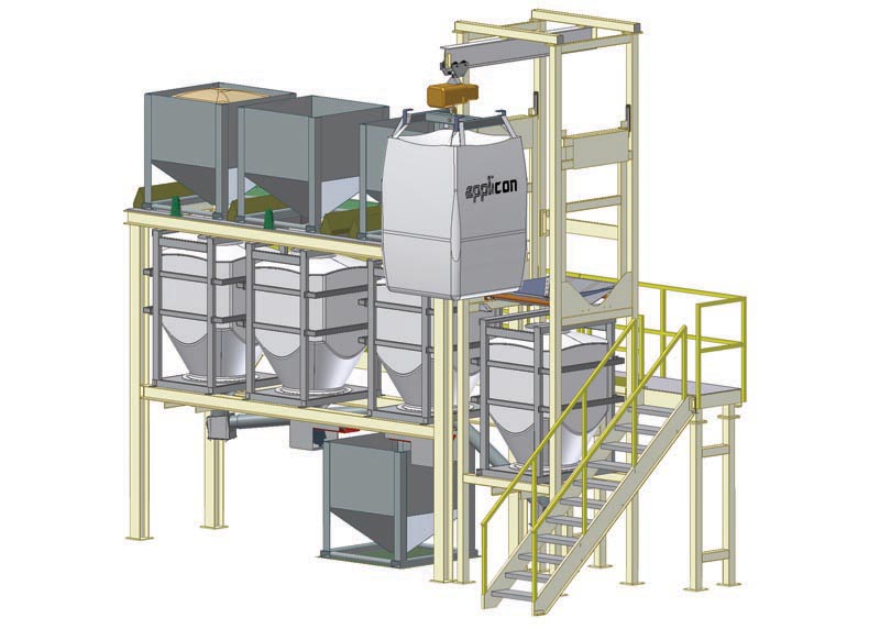 Steel Bin Batching System